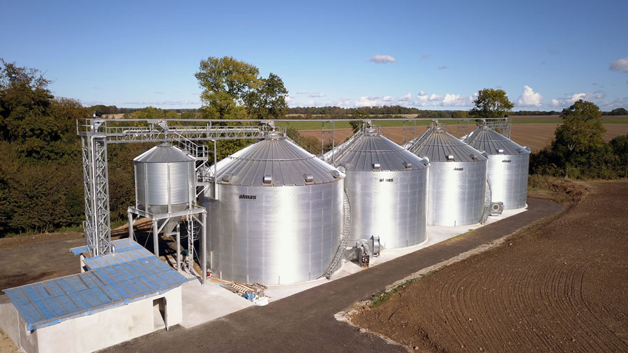 Grain pump kædetransportsystem