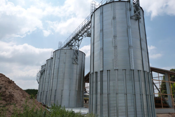 Silo med fuldperferert keglebund